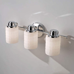 Feiss Wall Light from the Wadsworth range. Wadsworth 3Lt Above Mirror Light  Product Code = FE-WADSWORTH3-BATH