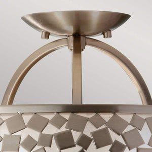 Feiss Ceiling Semi-Flush from the Zara range. Zara 3 Light Semi-Flush Product Code = FE-ZARA-SF