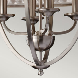 Feiss Chandelier from the Zara range. Zara 4 Light Large Chandelier Product Code = FE-ZARA4-L