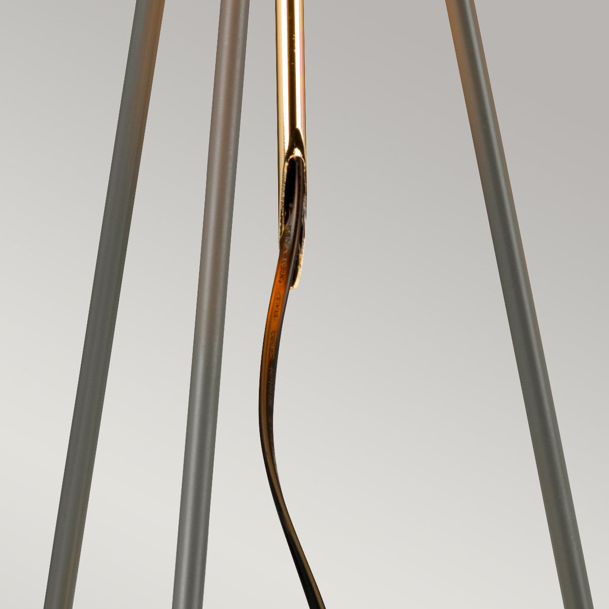 Elstead Lighting Table Lamp from the Ferrara range. Ferrara Table Lamp - Grey and Polished Gold Product Code = FERRARA-TL-GPG