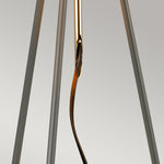 Elstead Lighting Table Lamp from the Ferrara range. Ferrara Table Lamp - Grey and Polished Gold Product Code = FERRARA-TL-GPG