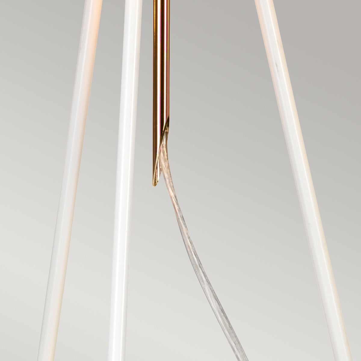 Elstead Lighting Table Lamp from the Ferrara range. Ferrara Table Lamp - White and Polished Gold Product Code = FERRARA-TL-WPG