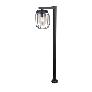 Magnalux FIN1000BL Finch IP44 1000mm Black Cage Post Light