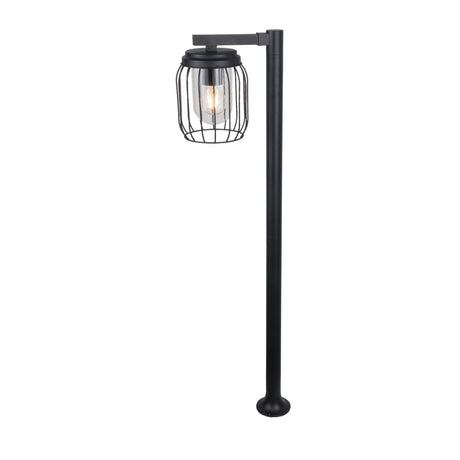 Magnalux FIN1000BL Finch IP44 1000mm Black Cage Post Light