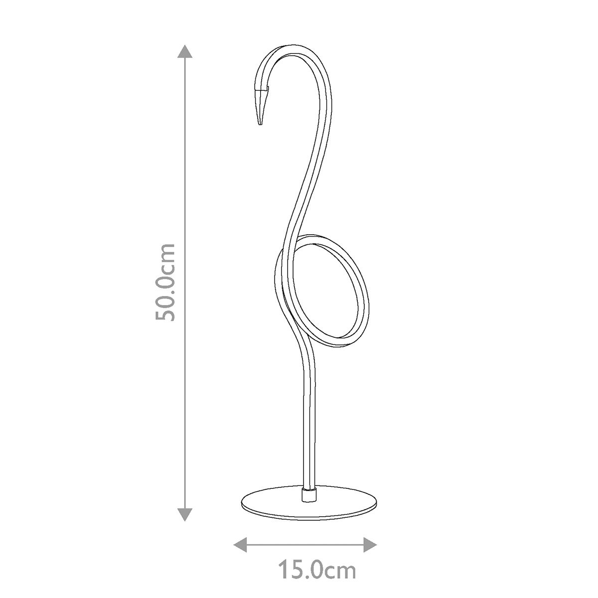 Elstead Lighting Table Lamp from the Flamingo range. Flamingo LED Table Lamp - Pink – SKU FLAMINGO-TL-PNK