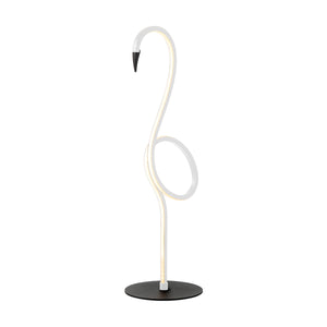 Elstead Lighting Table Lamp from the Flamingo range. Flamingo LED Table Lamp - White  Product Code = FLAMINGO-TL-WHT