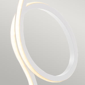 Elstead Lighting Table Lamp from the Flamingo range. Flamingo LED Table Lamp - White  Product Code = FLAMINGO-TL-WHT