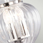 Elstead Lighting Pendant from the Finsbury Park range. Finsbury Park 3 Light small Pendant Product Code = FP-P-S-POL-NCKL