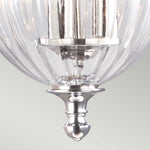 Elstead Lighting Pendant from the Finsbury Park range. Finsbury Park 3 Light small Pendant – SKU FP-P-S-POL-NCKL