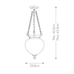 Elstead Lighting Pendant from the Finsbury Park range. Finsbury Park 3 Light small Pendant – SKU FP-P-S-POL-NCKL