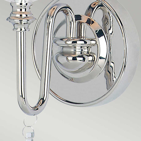 Elstead Lighting Wall Light from the Finsbury Park range. Finsbury Park 1 Light Wall Light Product Code = FP1-POL-NICKEL