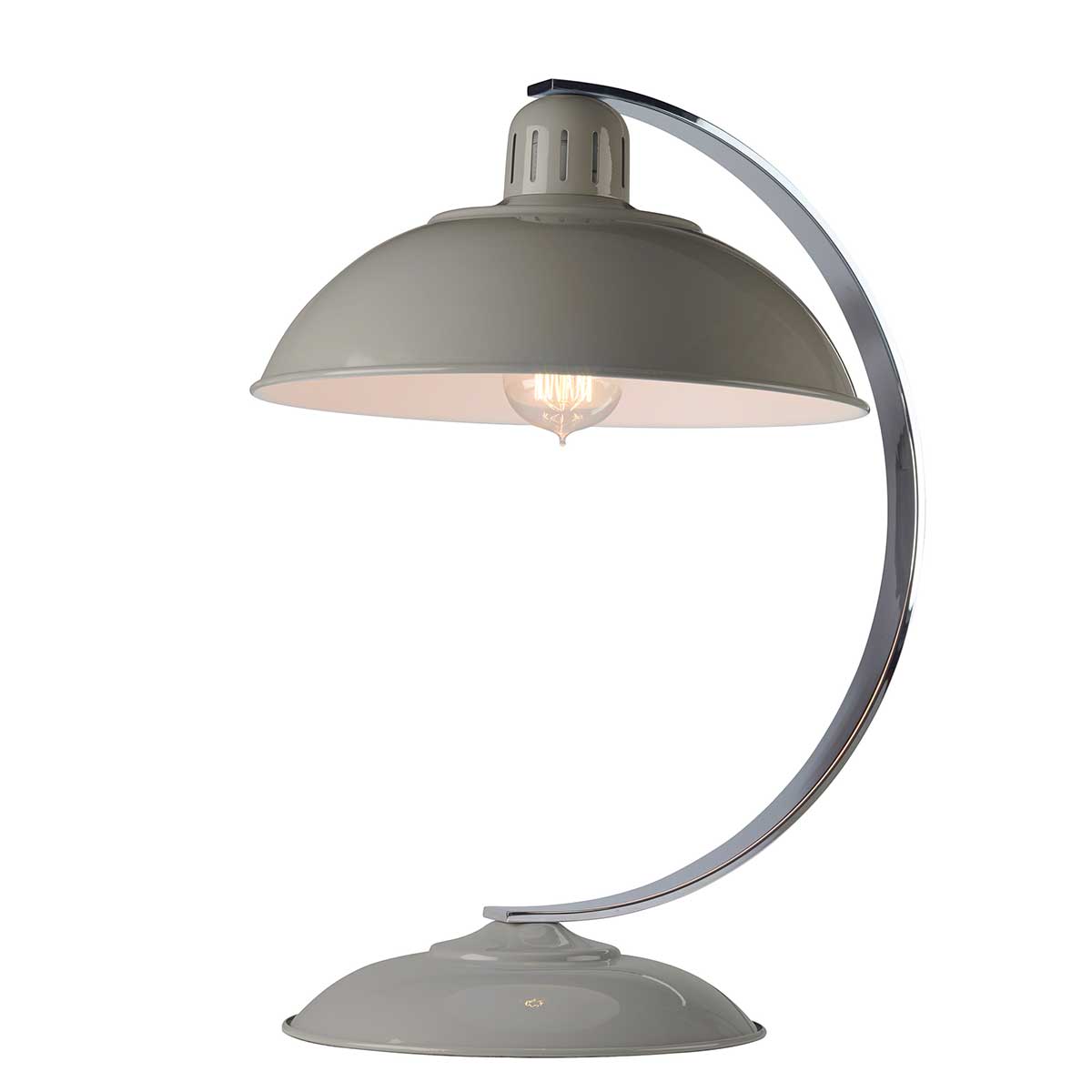 Elstead Lighting Table Lamp from the Franklin range. Franklin 1 Light Desk Lamp Product Code = FRANKLIN-GREY