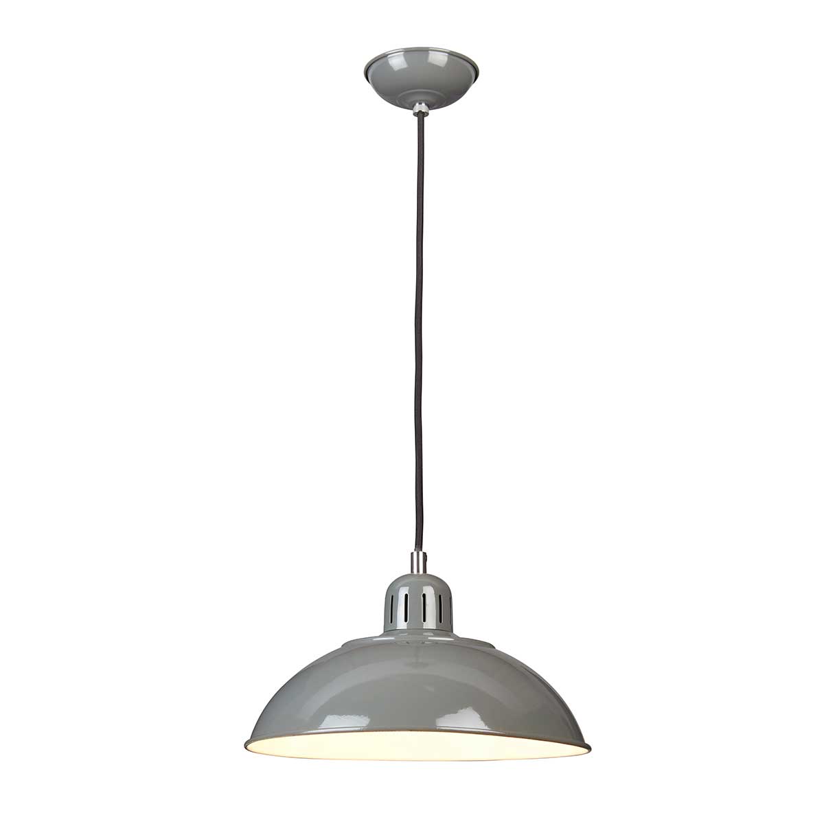 Elstead Lighting  Pendant from the Franklin range. Franklin 1 Light Pendant Product Code = FRANKLIN-P-GY