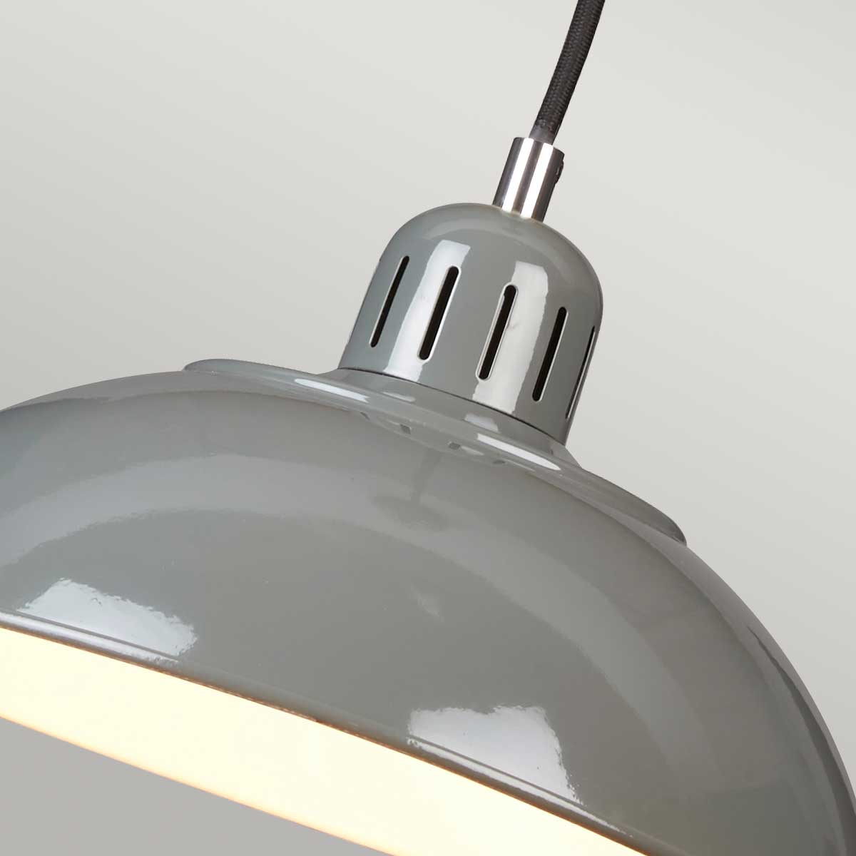 Elstead Lighting  Pendant from the Franklin range. Franklin 1 Light Pendant Product Code = FRANKLIN-P-GY