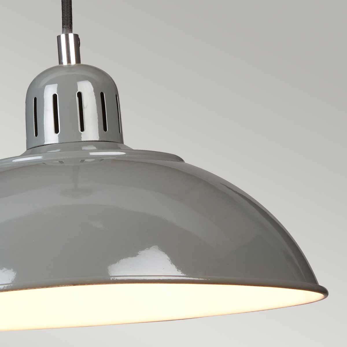 Elstead Lighting  Pendant from the Franklin range. Franklin 1 Light Pendant Product Code = FRANKLIN-P-GY