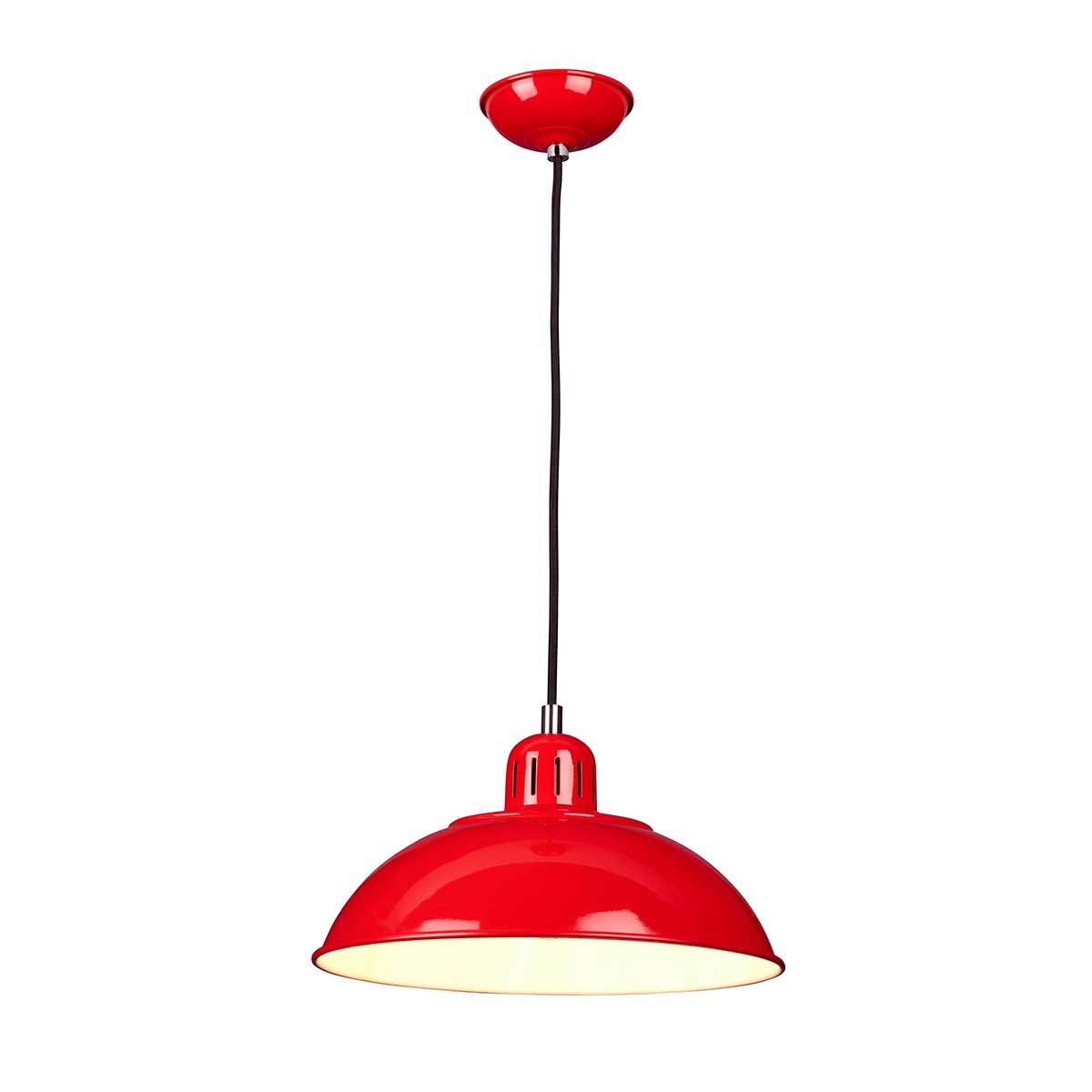 Elstead Lighting  Pendant from the Franklin range. Franklin 1 Light Pendant Product Code = FRANKLIN-P-RED