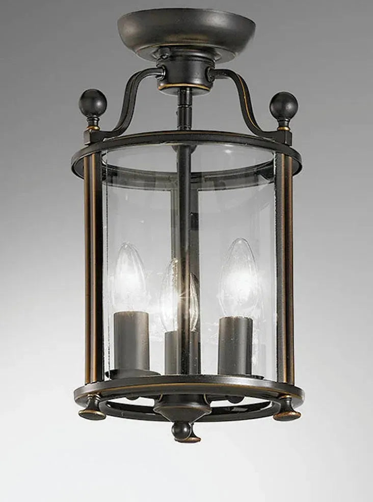 Franklite - LA7001/3 - Ceiling Flush