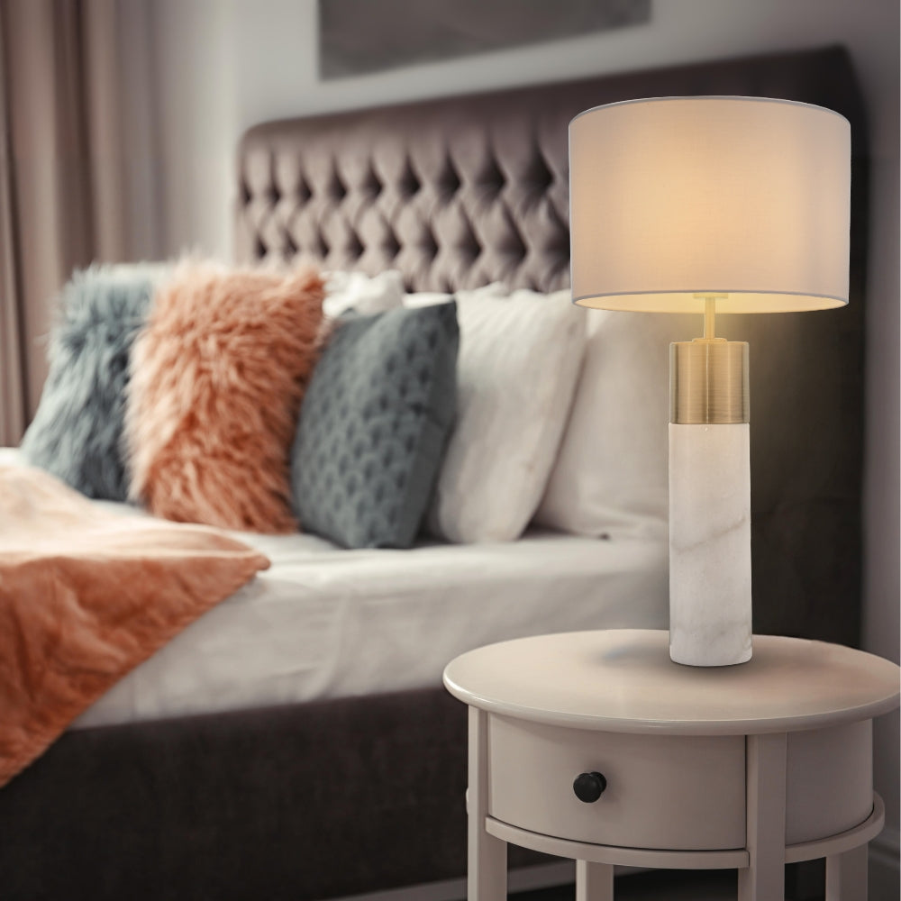 Magnalux Freya Antique Brass Table Lamp Part Number - FRE01ABTL