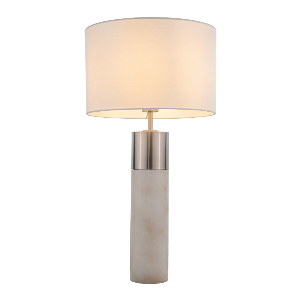 Magnalux Freya Satin Chrome Table Lamp Part Number - FRE01SCTL