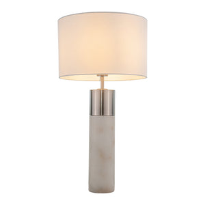 Magnalux Freya Satin Chrome Table Lamp Part Number - FRE01SCTL