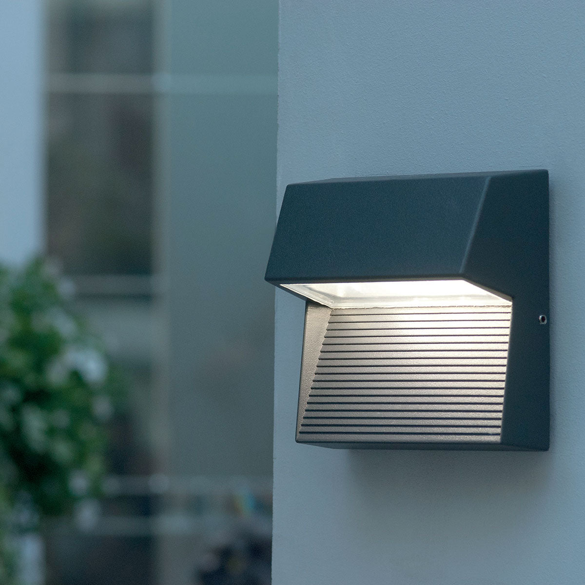 Elstead Lighting Outdoor Wall Light from the Freyr range. Freyr Square 1 Light Wall Light Product Code = FREYR-SQ