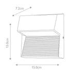 Elstead Lighting Outdoor Wall Light from the Freyr range. Freyr Square 1 Light Wall Light – SKU FREYR-SQ
