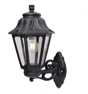 Magnalux Bisso/Anna Black Clear E27 Wall Light Part Number - BISSO/ANNA