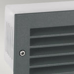 Norlys Grimstad LED Recessed Louvre Wall Light Graphite G-STAD-LVD-LED-G