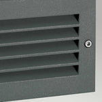 Norlys Grimstad LED Recessed Louvre Wall Light Graphite G-STAD-LVD-LED-G