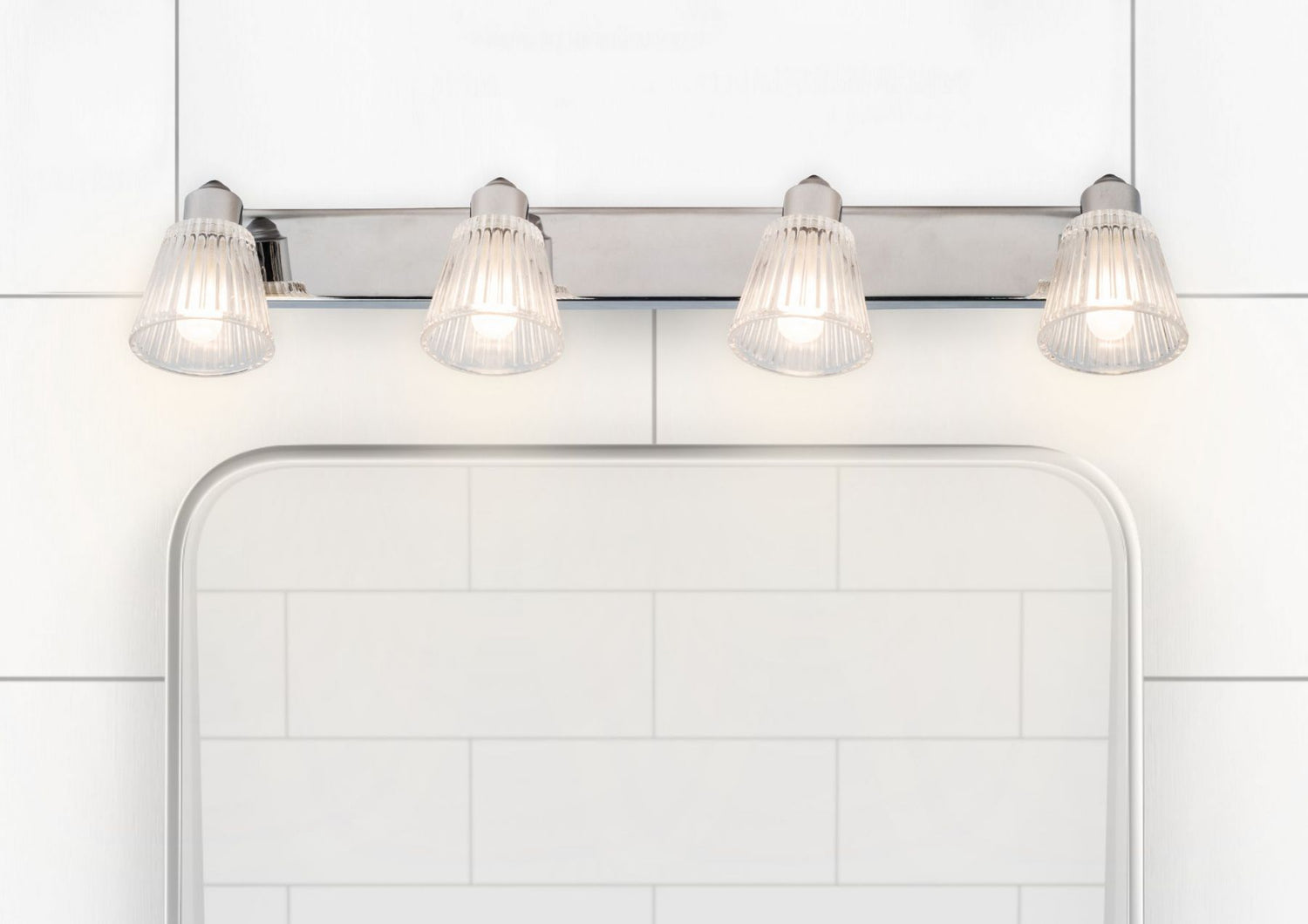 Magnalux Gatsby 4 Light Bathroom Ceiling Light Polished Chrome Part Number - GAT04CH