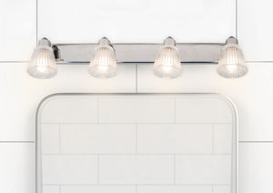 Magnalux Gatsby 4 Light Bathroom Ceiling Light Polished Chrome Part Number - GAT04CH