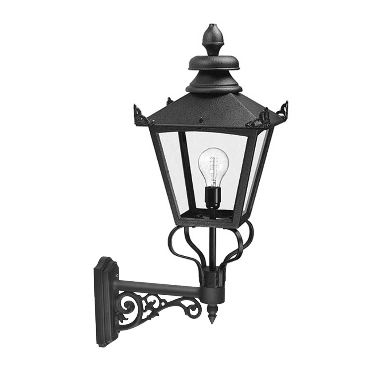 Elstead Lighting Outdoor Wall Light from the Grampian range. Grampian 1 Light Wall Lantern Product Code = GB1-BLACK