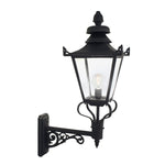 Elstead Lighting Outdoor Wall Light from the Grampian range. Grampian 1 Light Wall Lantern – SKU GB1-BLACK