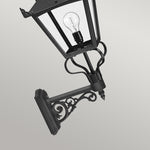 Elstead Lighting Outdoor Wall Light from the Grampian range. Grampian 1 Light Wall Lantern Product Code = GB1-BLACK