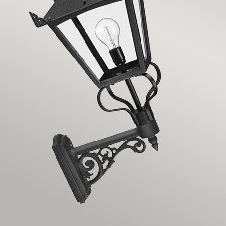 Elstead Lighting Outdoor Wall Light from the Grampian range. Grampian 1 Light Wall Lantern Product Code = GB1-BLACK