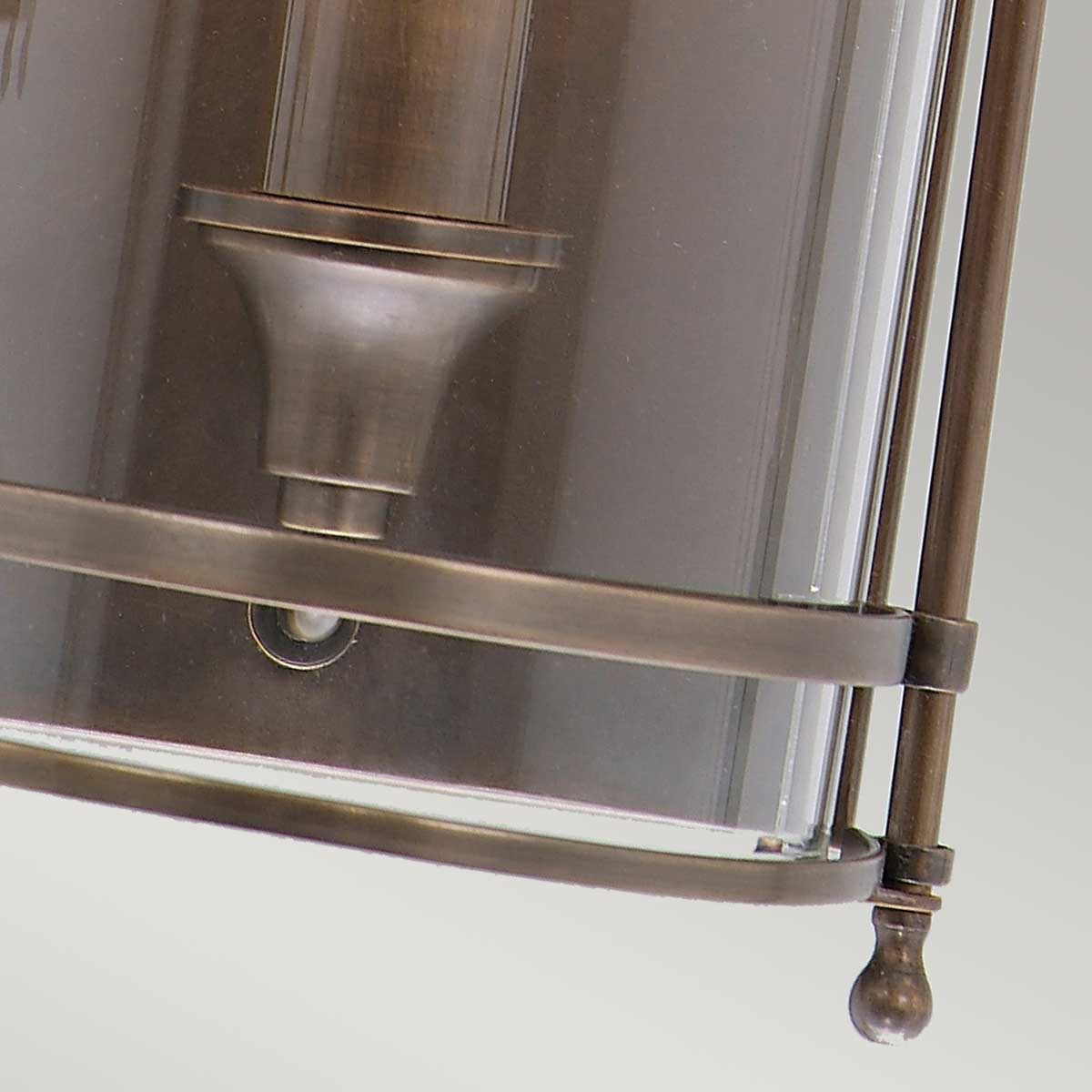 Elstead Lighting Wall Light from the Guildhall range. Guildhall 1 lt Wall Light Product Code = GH-WB-DB
