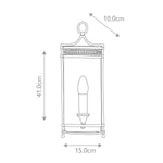 Elstead Lighting Wall Light from the Guildhall range. Guildhall 1-light Wall Light – SKU GH-WB-PN