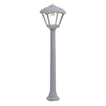Magnalux GIAFFA/DARIOGY Giaffa Dario Grey 8.5W CCT Post Light FUMAGALLI