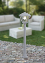 Magnalux GIAFFA/DARIOGY Giaffa Dario Grey 8.5W CCT Post Light FUMAGALLI