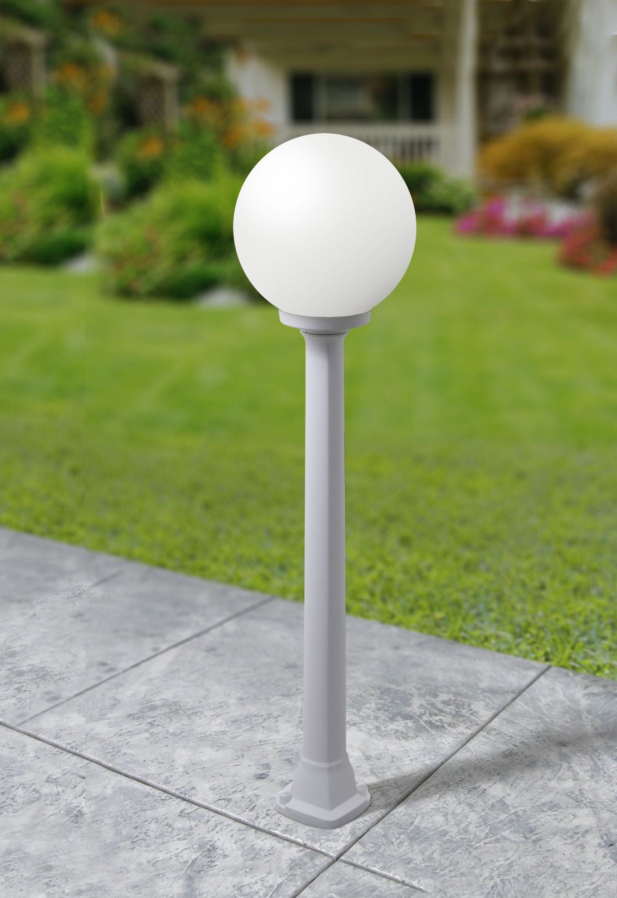 Magnalux Giaffa/G250 Grey Opal G250 Globe 8.5W CCT Part Number - GIAFFA/G250GYOP