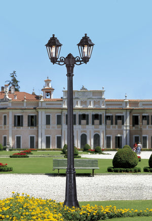 Magnalux Gigi/Bisso/Anna Black 2 Light Post E27 A60 LED 8.5W CCT Part Number - GIGI/BISSO/ANNA2L