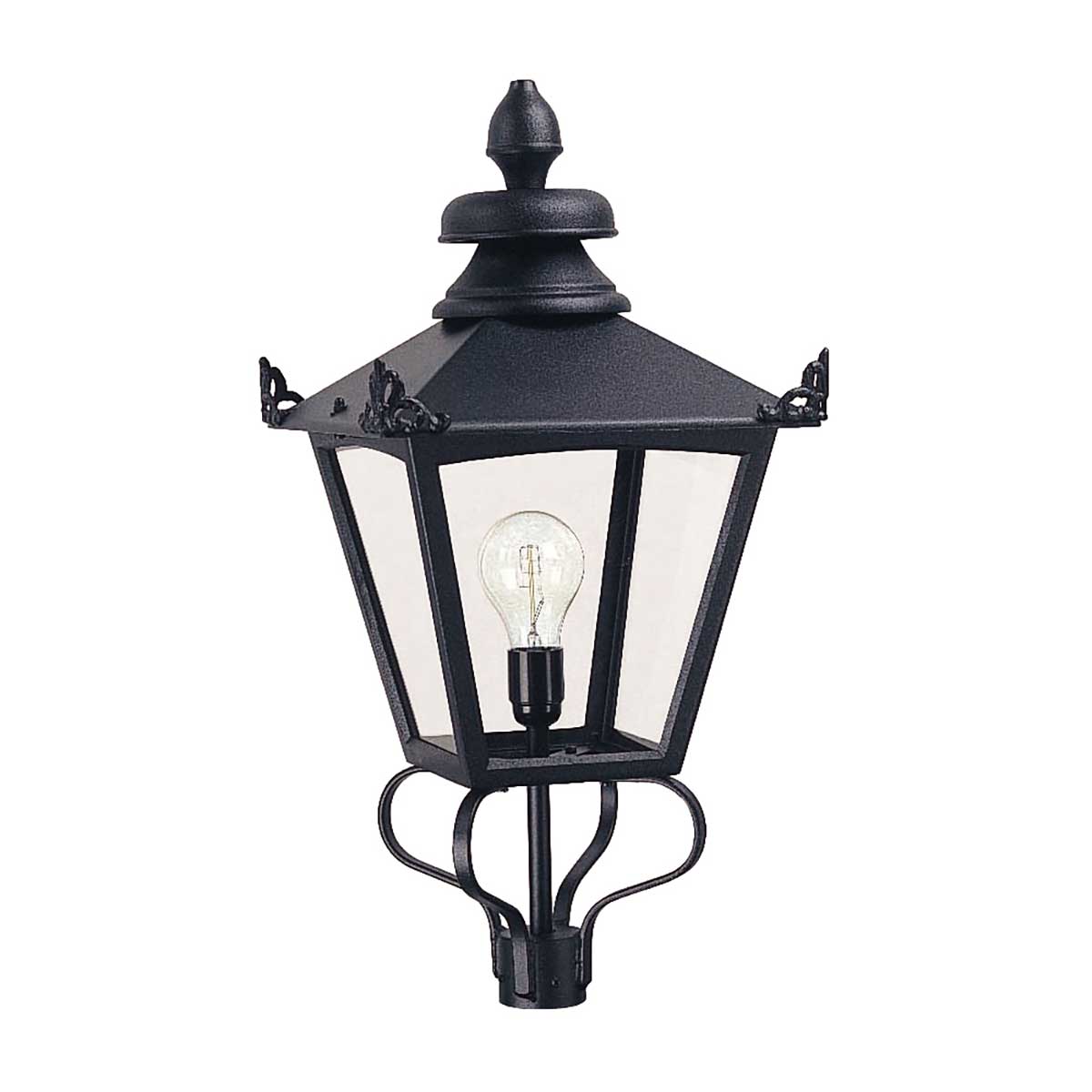 Elstead Lighting Lamp Post from the Grampian range. Grampian 1 Light Lamp Head Only Product Code = GL1-BLACK