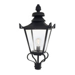 Elstead Lighting Lamp Post from the Grampian range. Grampian 1 Light Lamp Head Only – SKU GL1-BLACK