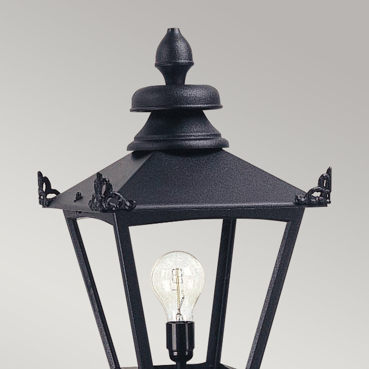 Elstead Lighting Lamp Post from the Grampian range. Grampian 1 Light Lamp Head Only Product Code = GL1-BLACK