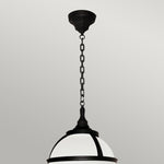 Elstead Lighting Outdoor Hanging from the Glenbeigh range. Glenbeigh 1 Light Chain Lantern Product Code = GLENBEIGH-CHAIN