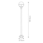 Elstead Lighting Lamp Post from the Glenbeigh range. Glenbeigh 1 Light Lamp Post – SKU GLENBEIGH-POST