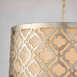 Gilded Nola Pendant from the Arabella range. Arabella 2 Light Duo-Mount Medium Pendant – SKU GN-ARABELLA-P-M