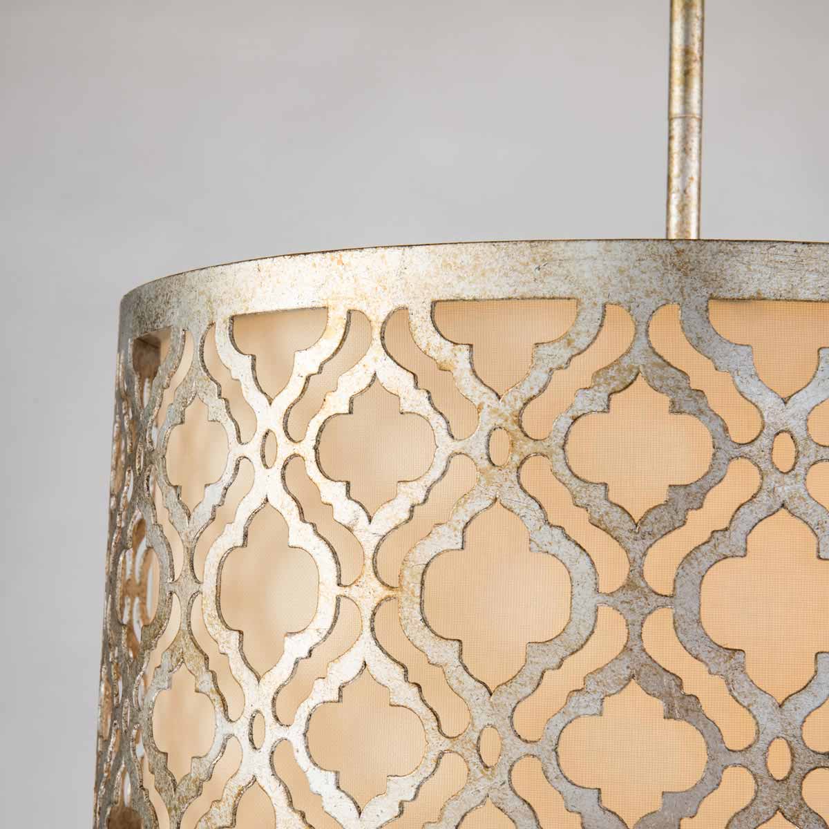 Gilded Nola Pendant from the Arabella range. Arabella 2 Light Duo-Mount Medium Pendant Product Code = GN-ARABELLA-P-M