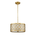 Gilded Nola Pendant from the Arabella range. Arabella 2 Light Duo-Mount Medium Pendant – SKU GN-ARABELLA-P-M
