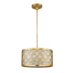 Gilded Nola Pendant from the Arabella range. Arabella 2 Light Duo-Mount Medium Pendant Product Code = GN-ARABELLA-P-M